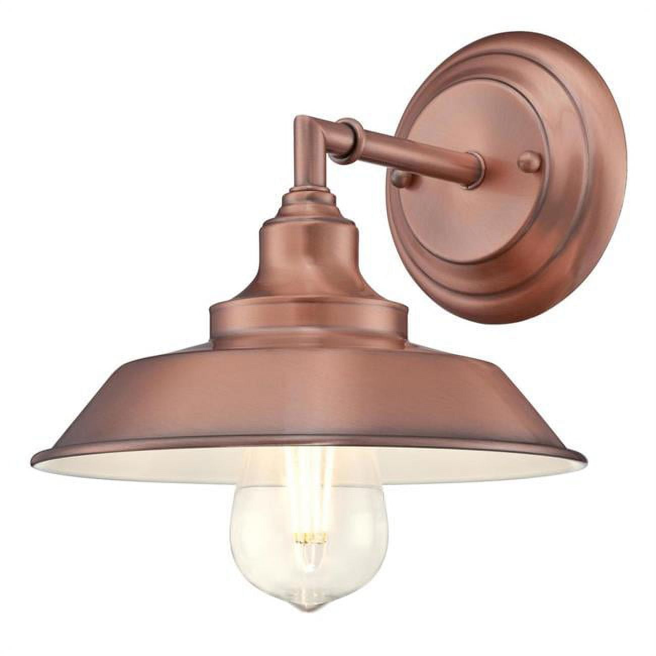 Westinghouse Lighting  Iron Hill One-Light Indoor Wall Fixture - 1-Light Washed Copper