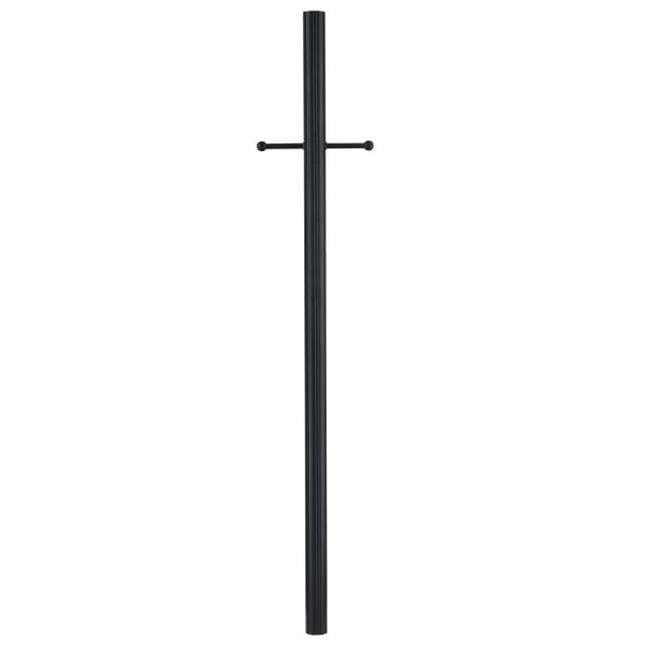 Westinghouse Lighting 6123400 Exterior Light Fixture Post with Ladder Rest, Textured Black