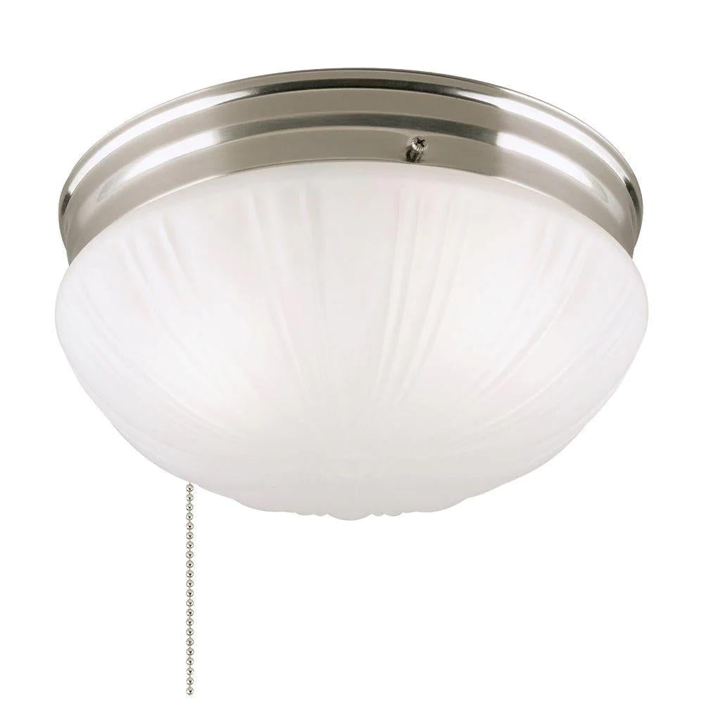 Westinghouse 67210 - 2 Light Brushed Nickel Ceiling Light Fixture