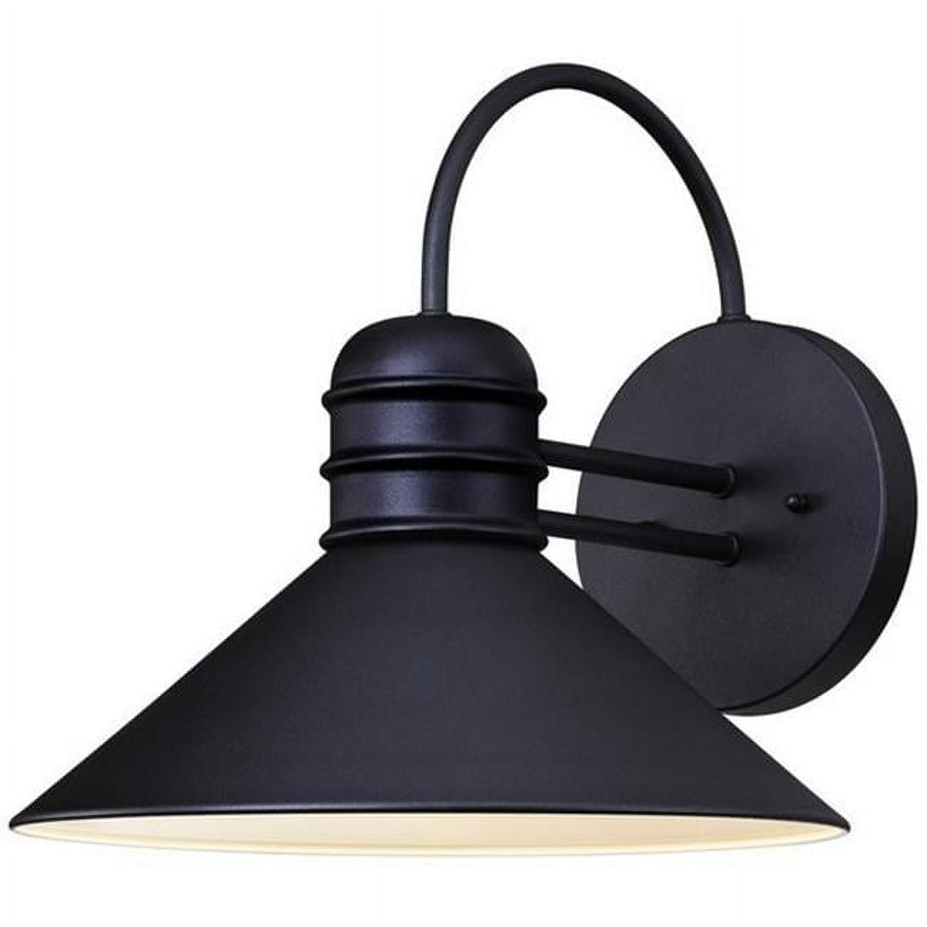 Westinghouse Lighting  Watts Creek One Light Outdoor Wall Fixture with Dusk to Dawn Sensor, Textured Black Finish - 1-Light