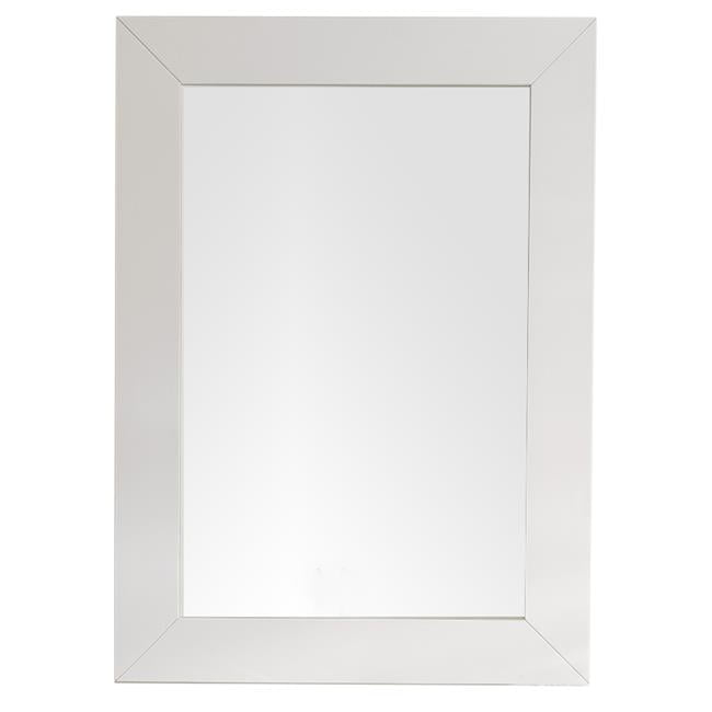 James Martin Vanities Weston 29" Rectangular Mirror, Bright White