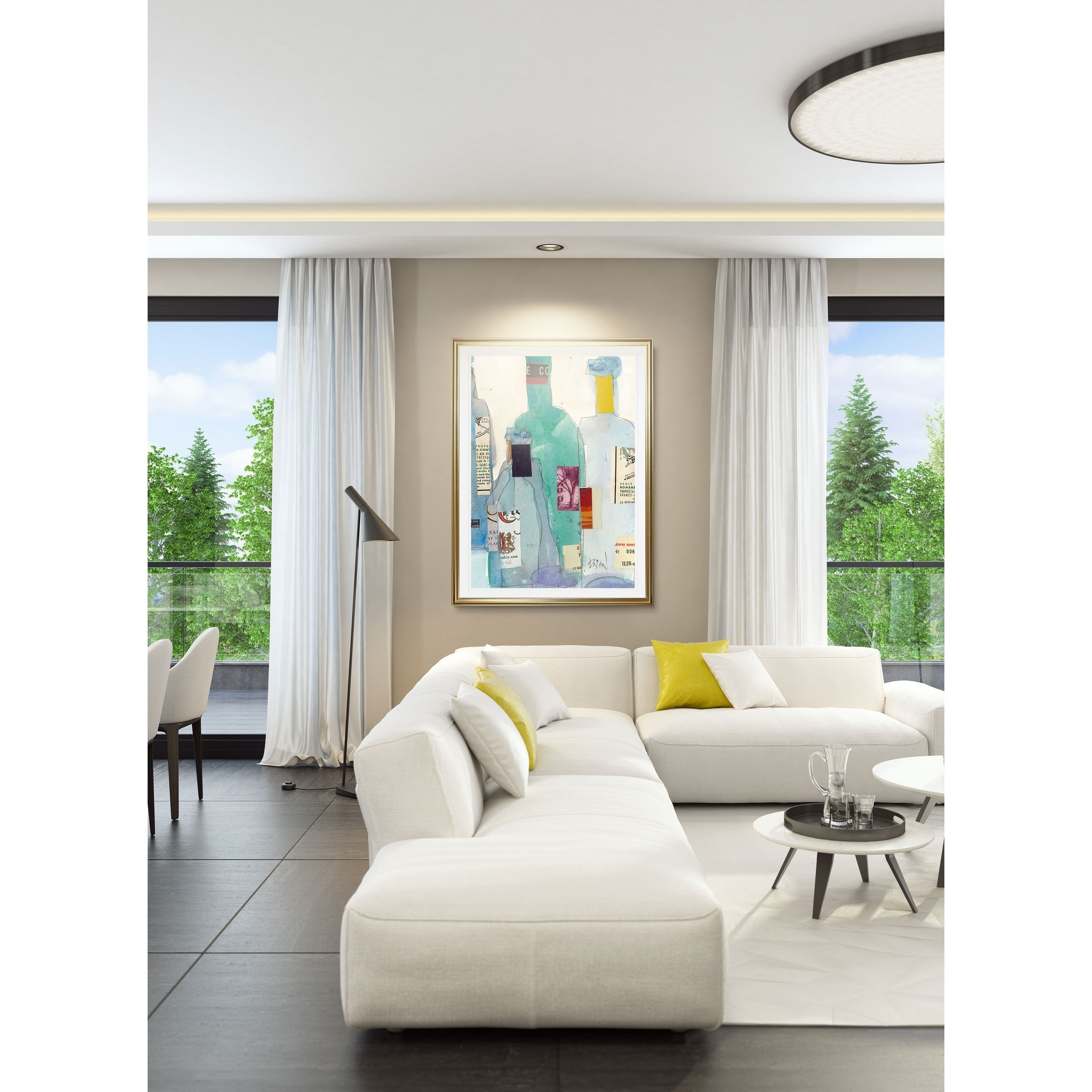 Wexford Home The Wine Bottles II-Framed Giclee Print 22x30