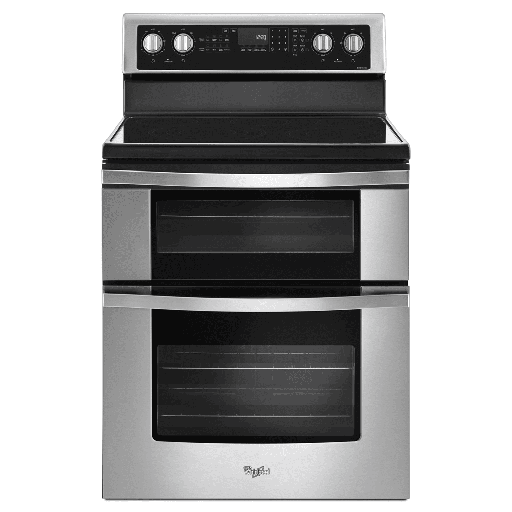Whirlpool 30” 6.7 cu ft Double Oven Gas Range in Stainless Steel