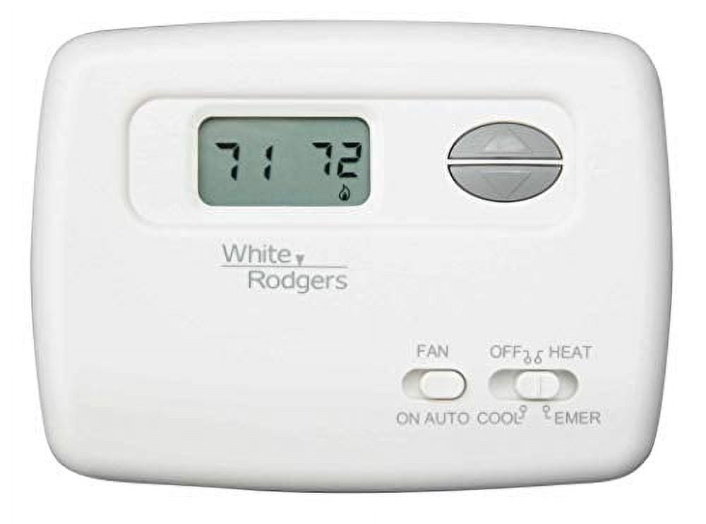 White Rodgers 2H/1C 24V Non-Programmable Digital Thermostat 1F79-111