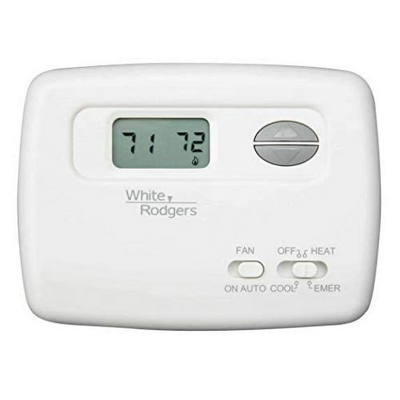 White Rodgers 1F79-111 Non-Programmable Heat Pump Thermostat