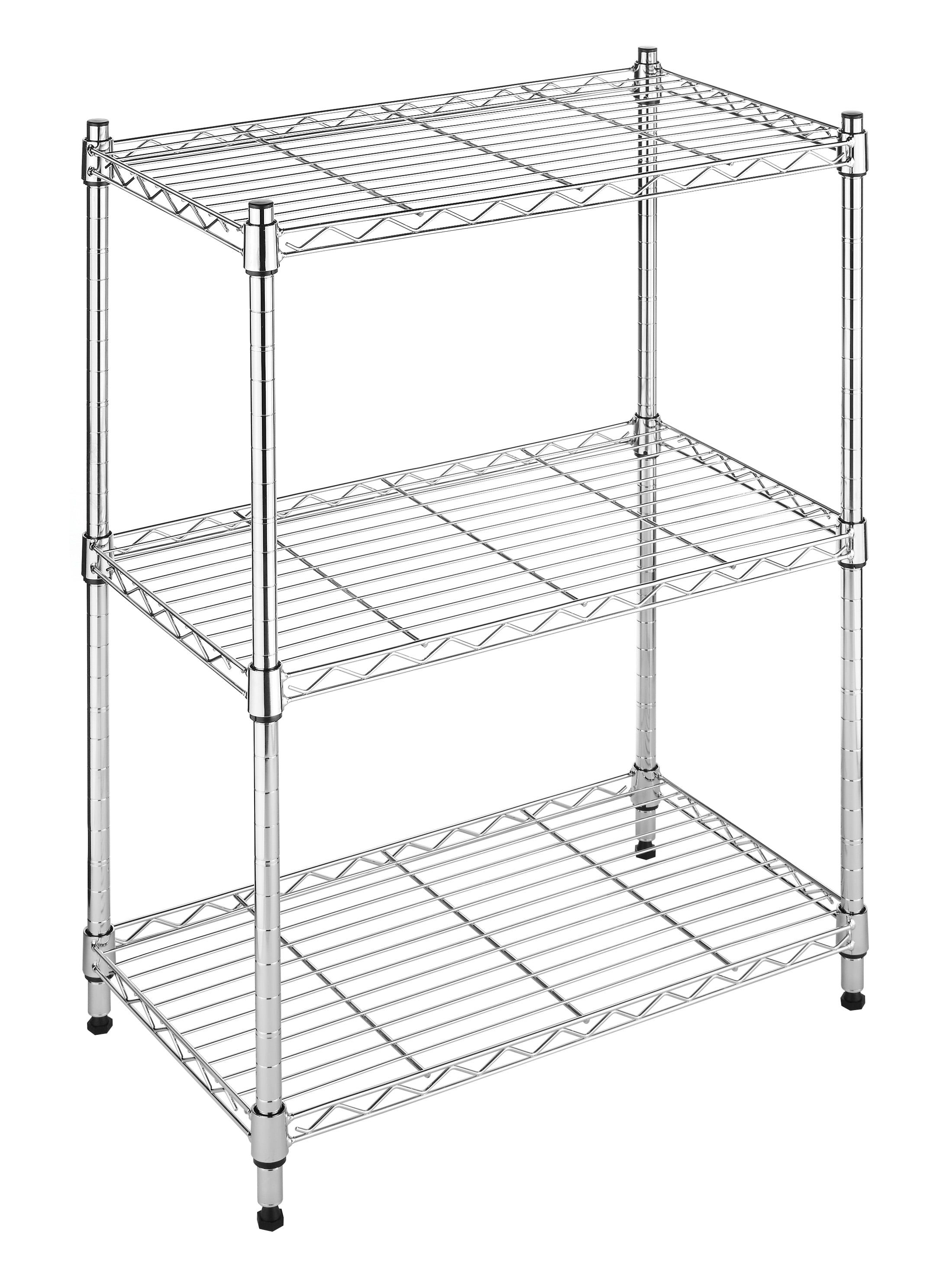 WHTMOR SUPREME SMALL 3 TIER SHELVING-CHROME
