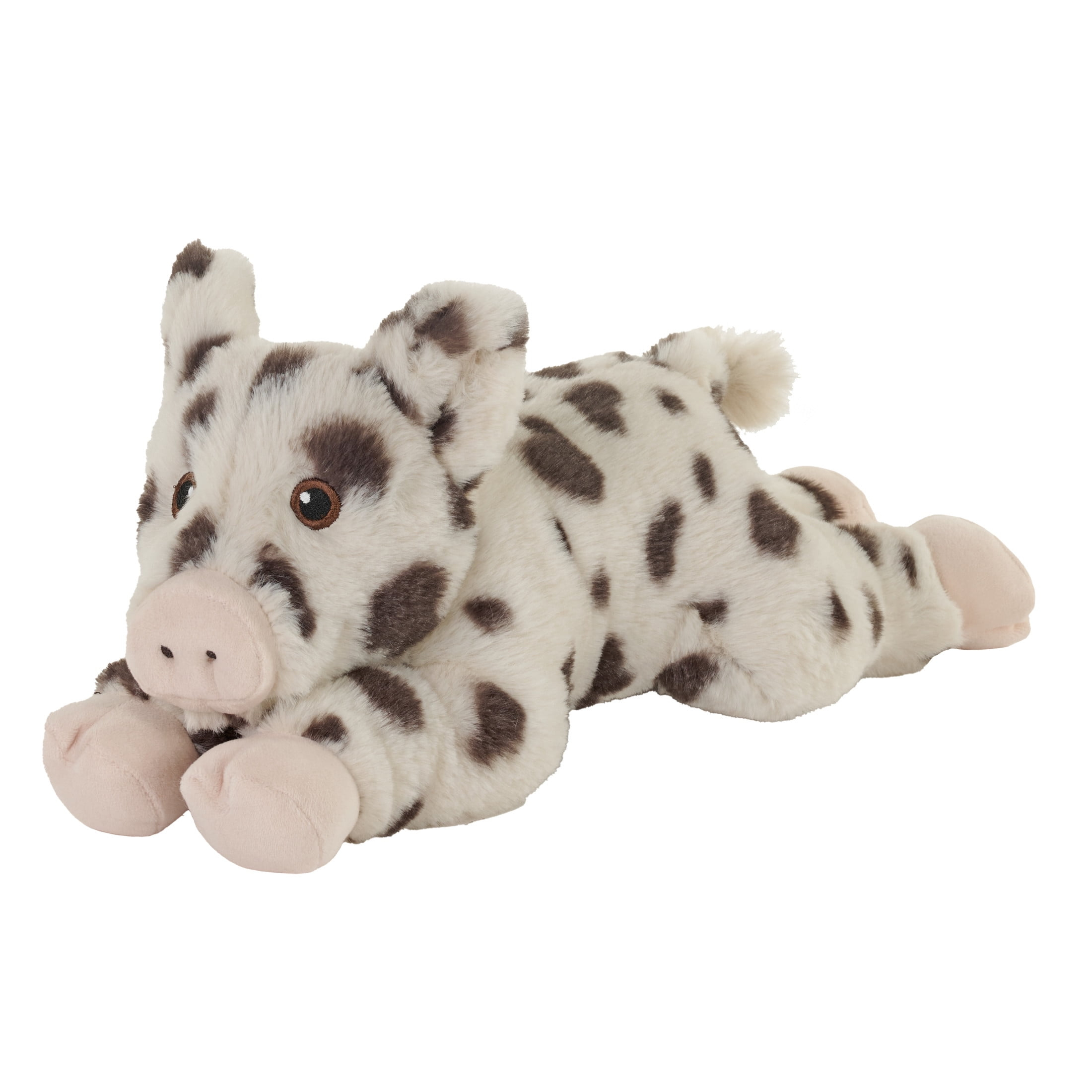 Wild Republic Ecokins Spotted Pig Stuffed Animal, 12 Inches