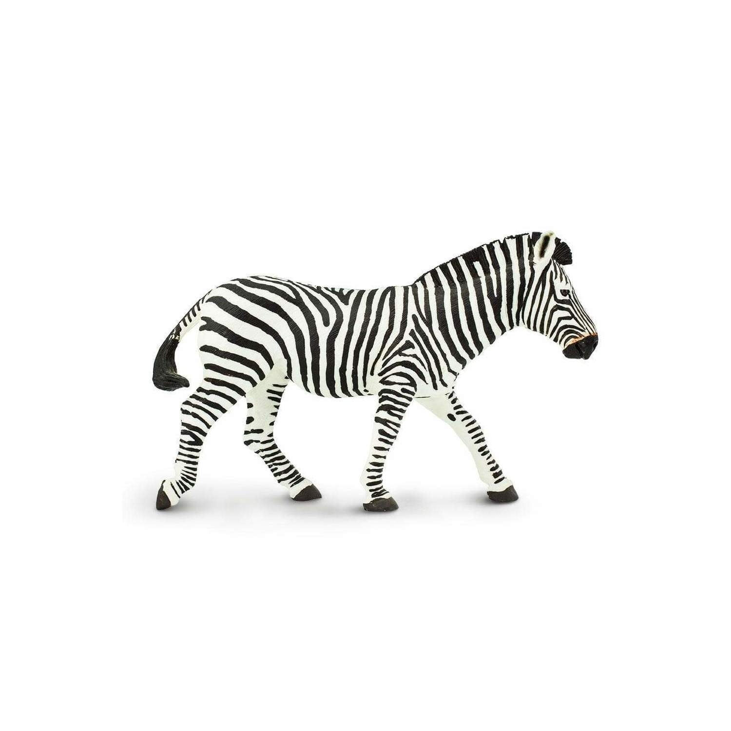 Safari Ltd. Zebra Figurine - Realistic 5.85" Figure - Educational Toy for Boys, Girls & Kids Ages 1+