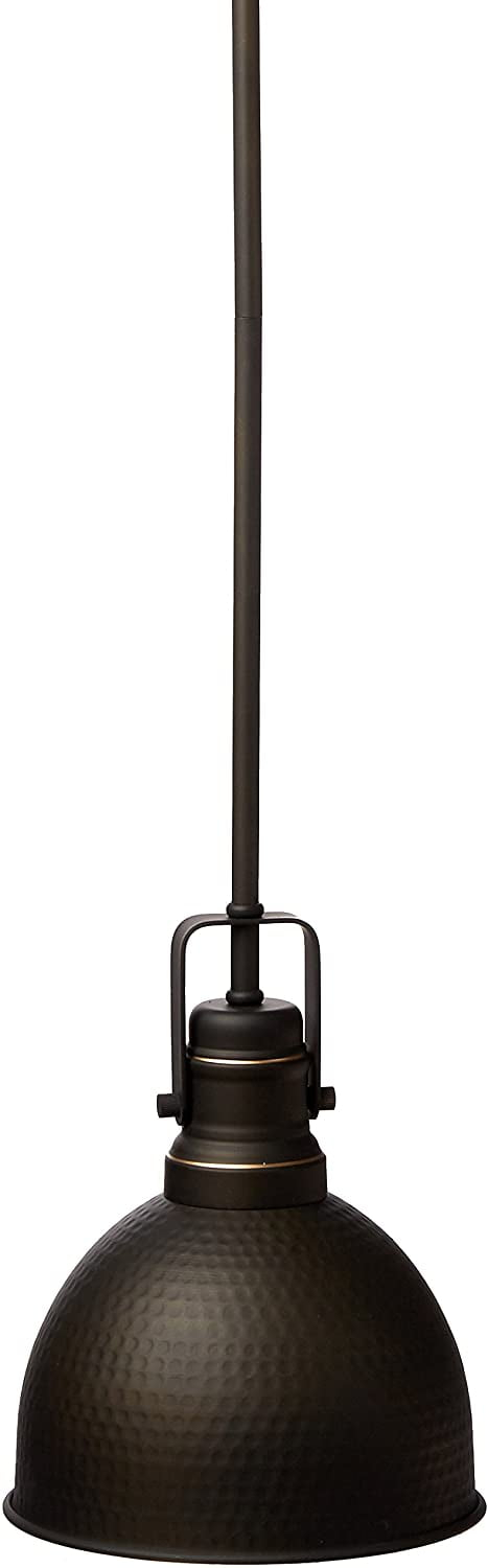 Westinghouse Lighting  Madras One-Light Indoor Mini Pendant - 1-Light Oil Rubbed Bronze With Highlights