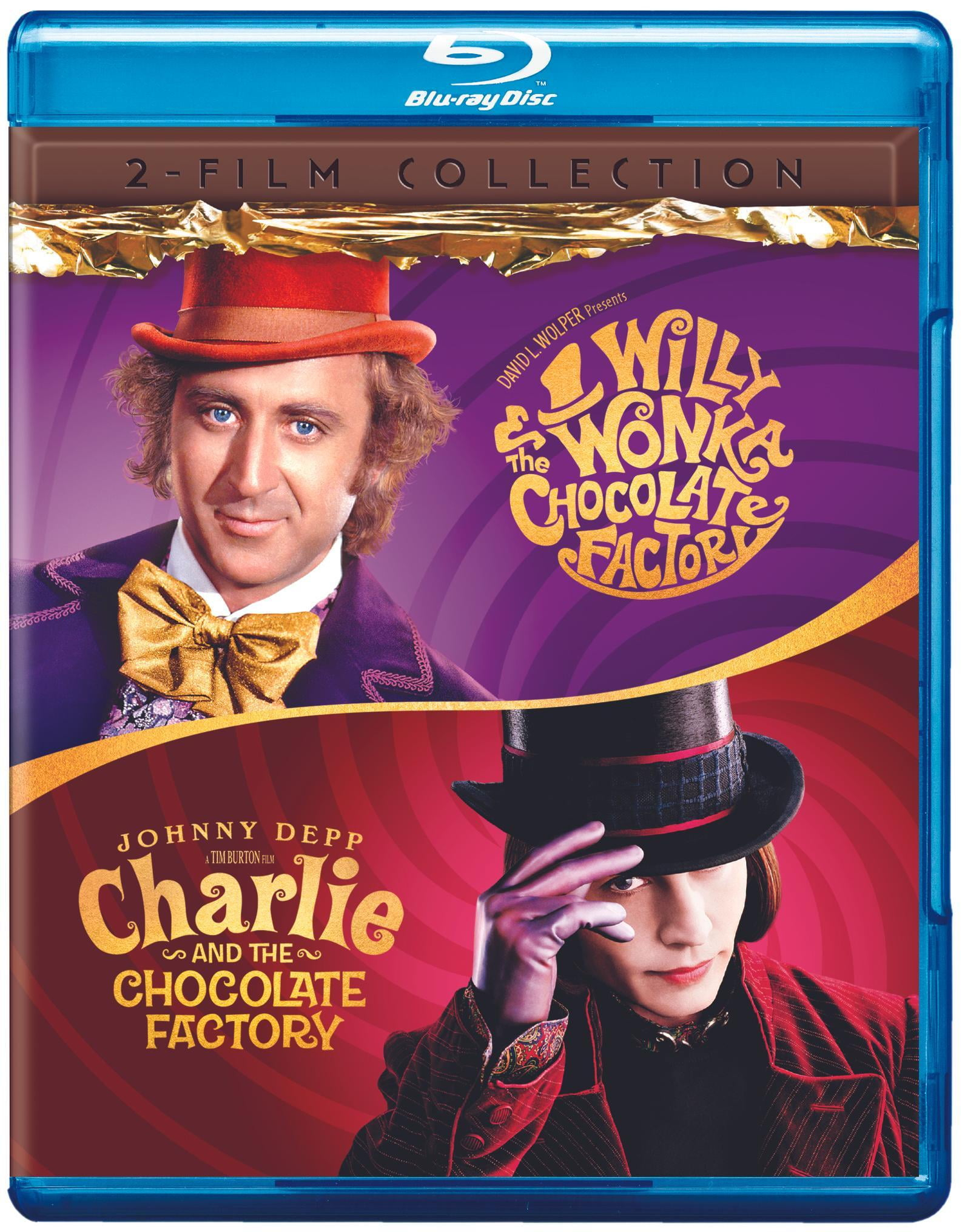 Willy Wonka & the Chocolate Factory / Charlie and the Chocolate Factory 2-Film Collection (Blu-ray)(2011)