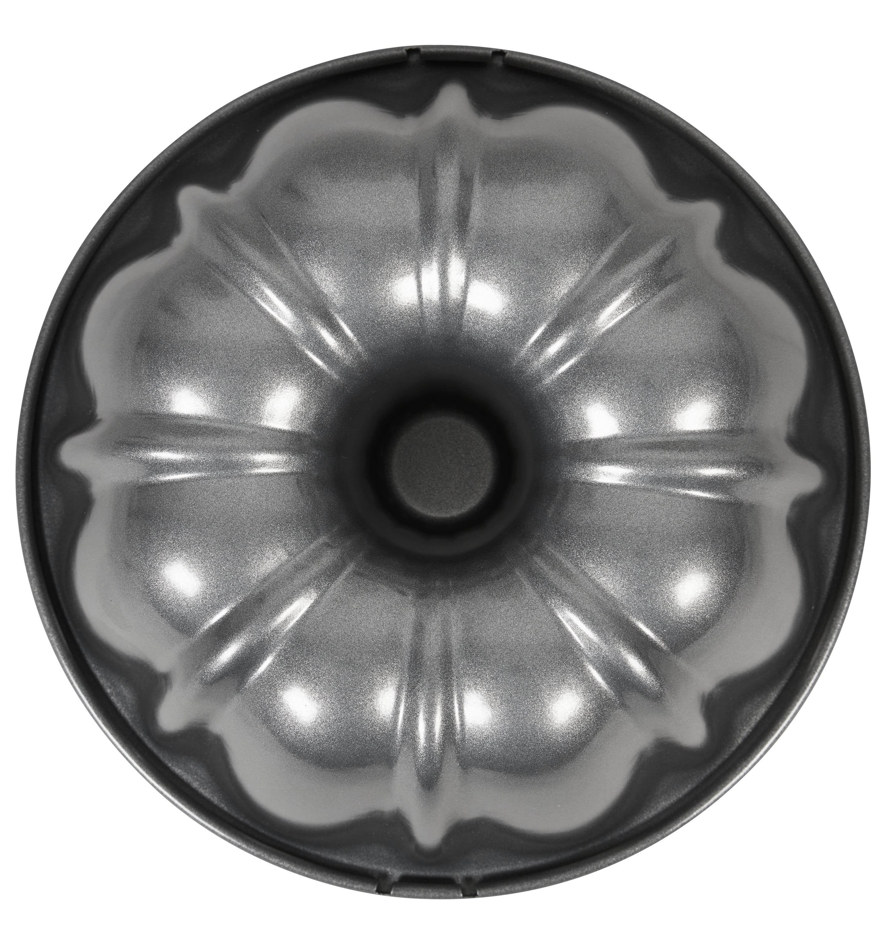Wilton Premium 6" Non-Stick Steel Bundt Cake Fluted Tube Baking Pan, Packaging May Vary
