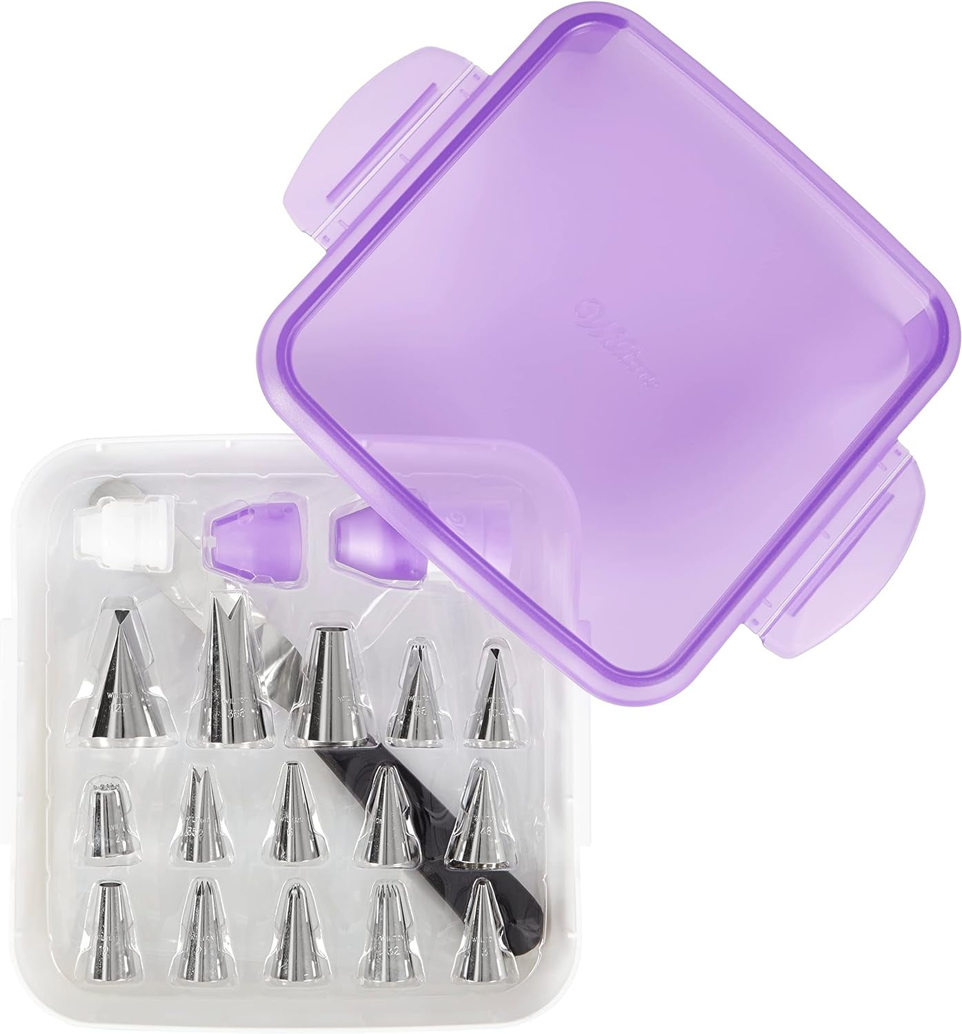 Wilton Decorating Essentials Kit - Pipe Any Kind of Design on Cakes, Cookies and Cupcakes with Buttercream Icing, The Essential Kit for Any Dessert Decorator, 33-Piece