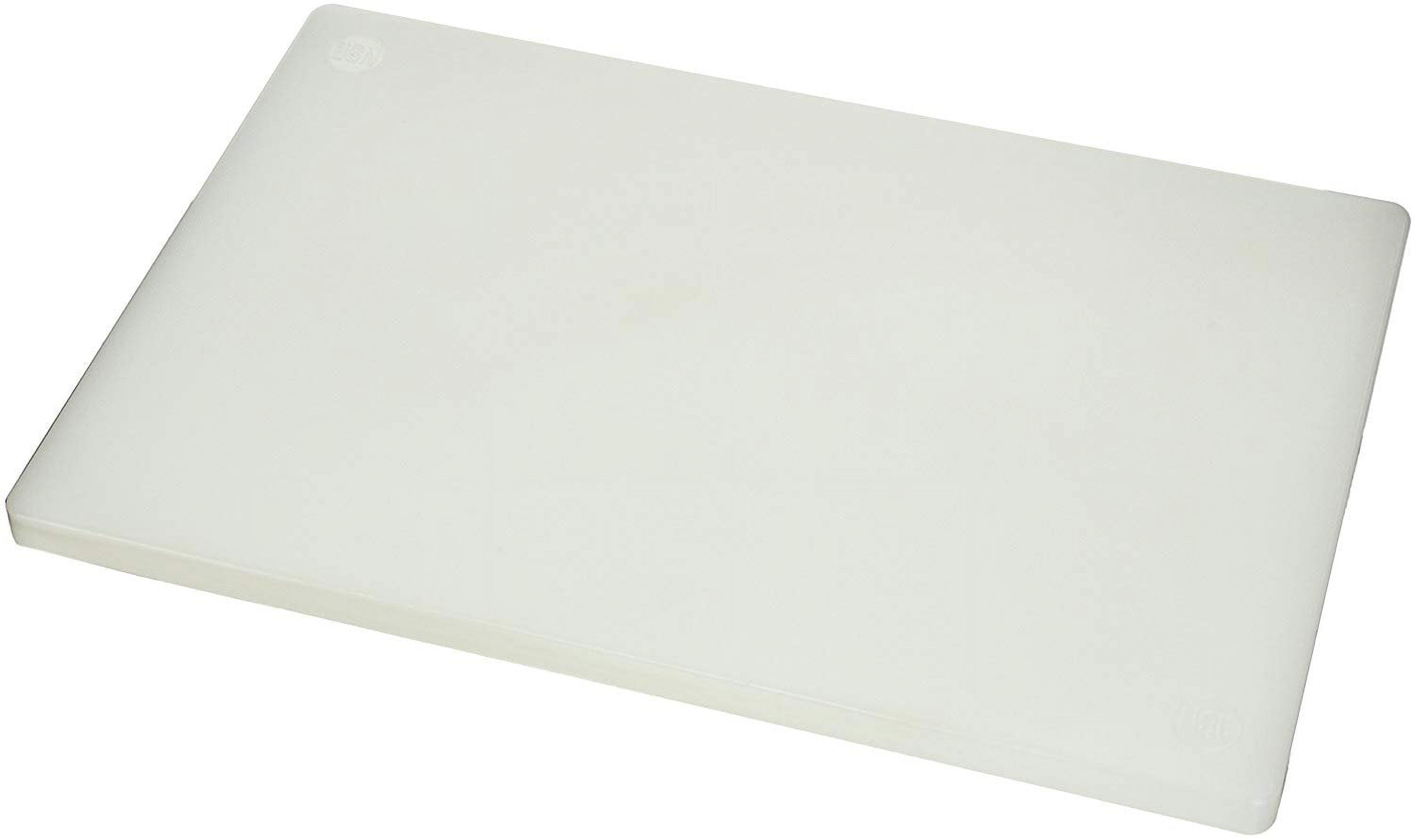 Winco Cutting Board, Rectangular, 12" x 18" x 3/4", White