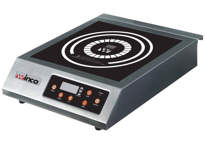 Winco EIC-400B, Commercial Electric Induction Cooker, 3200W, Black, NSF,ETL