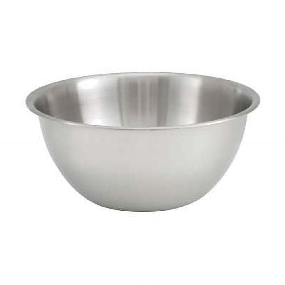 Winco Mixing Bowl, Economy, Stainless Steel, 8 Quart
