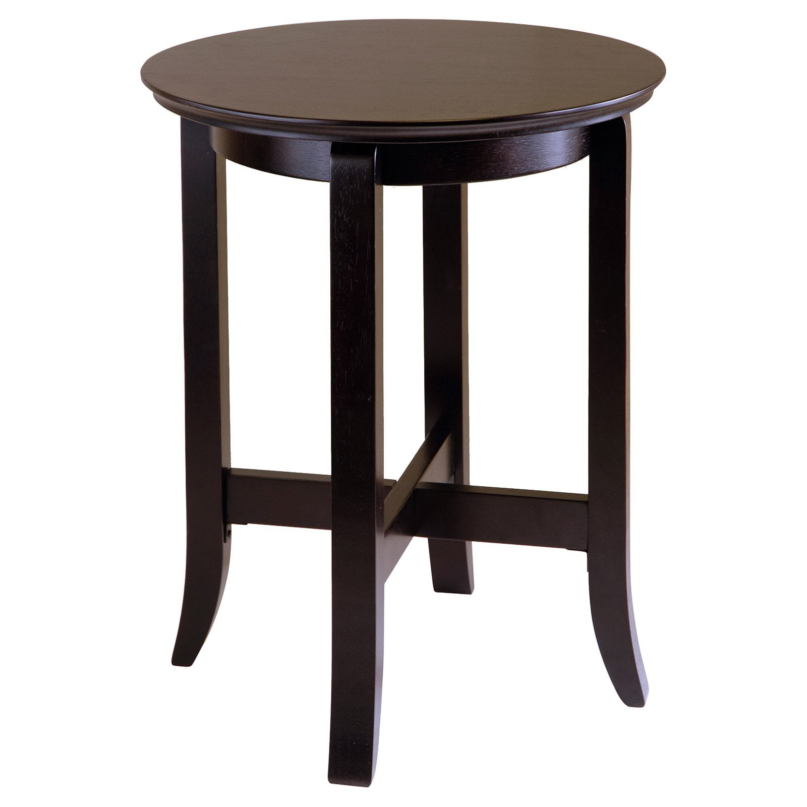 Winsome Toby Round Accent End Table Espresso