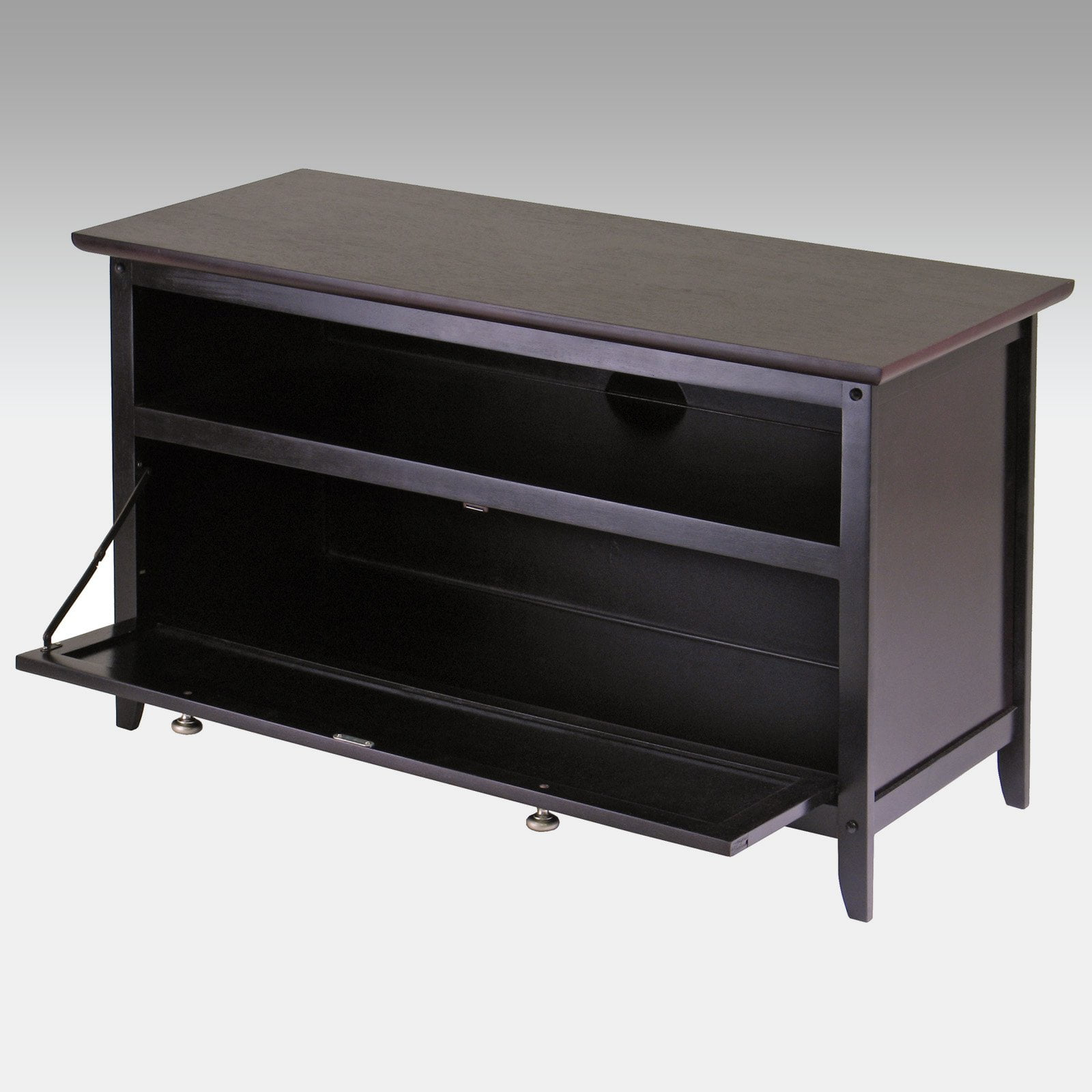 Bennium Zuri Wood TV Stand, Dark Espresso (92136)