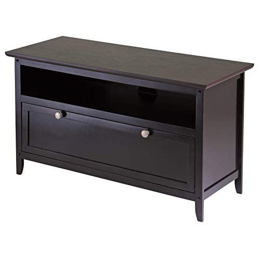 Bennium Zuri Wood TV Stand, Dark Espresso (92136)