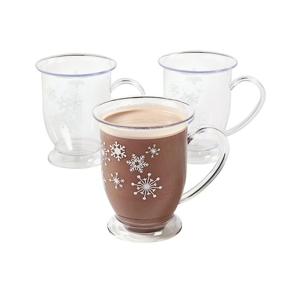 Winter Retreat Plastic Mugs (6Pc) - Party Supplies - 6 Pieces