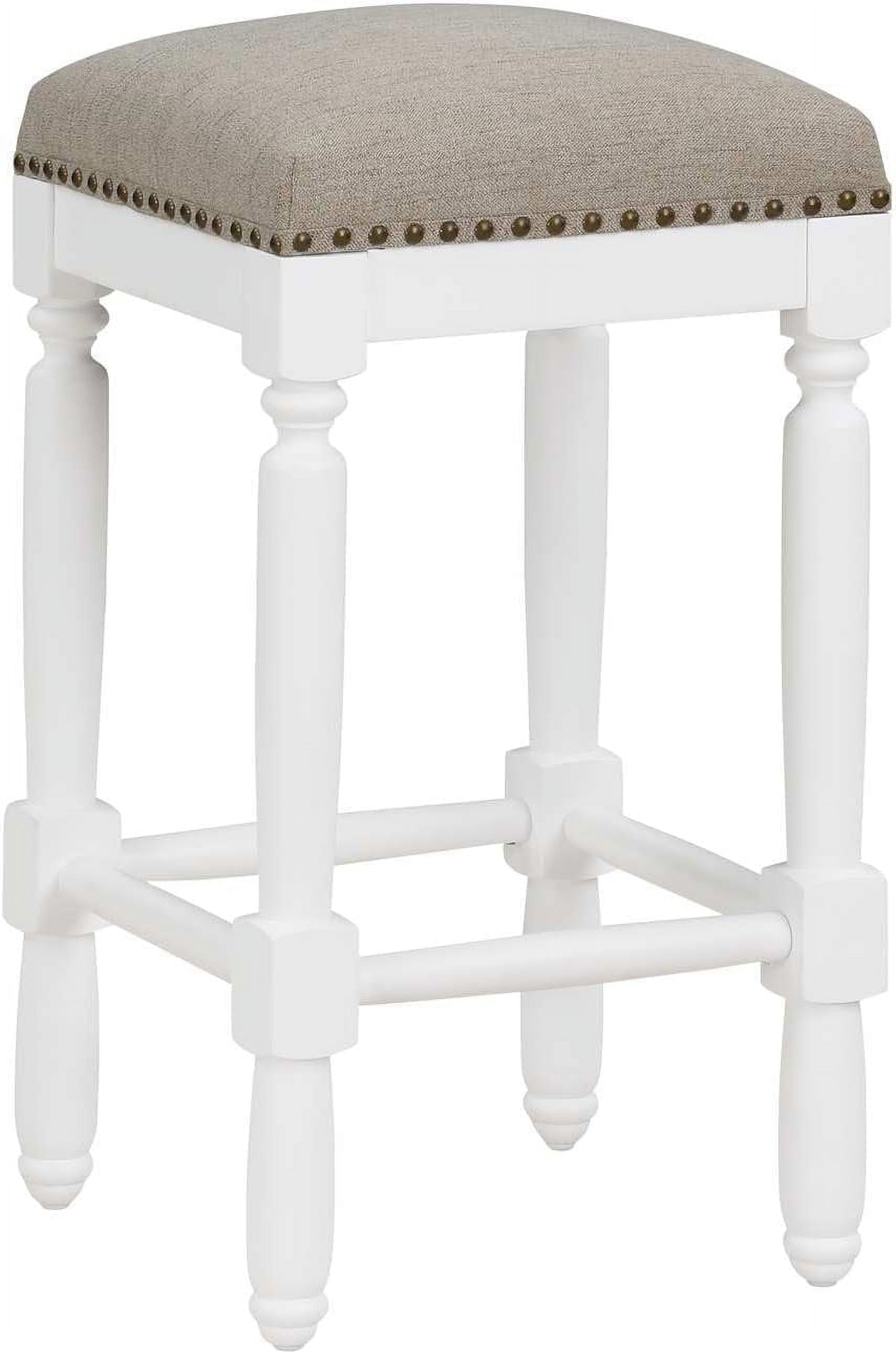 Comfort Pointe Farmington Counter Height Barstool White