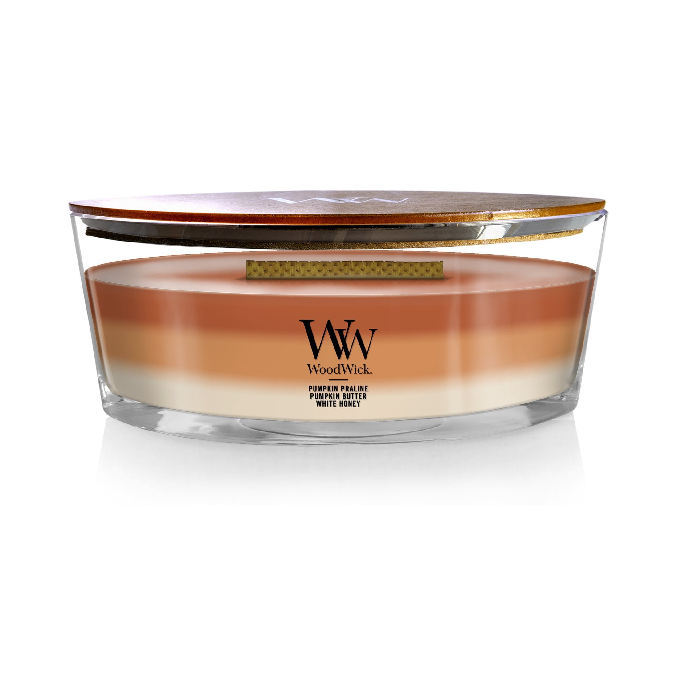 Woodwick Ellipse Candle, Pumpkin Gourmand Trilogy, 16 oz