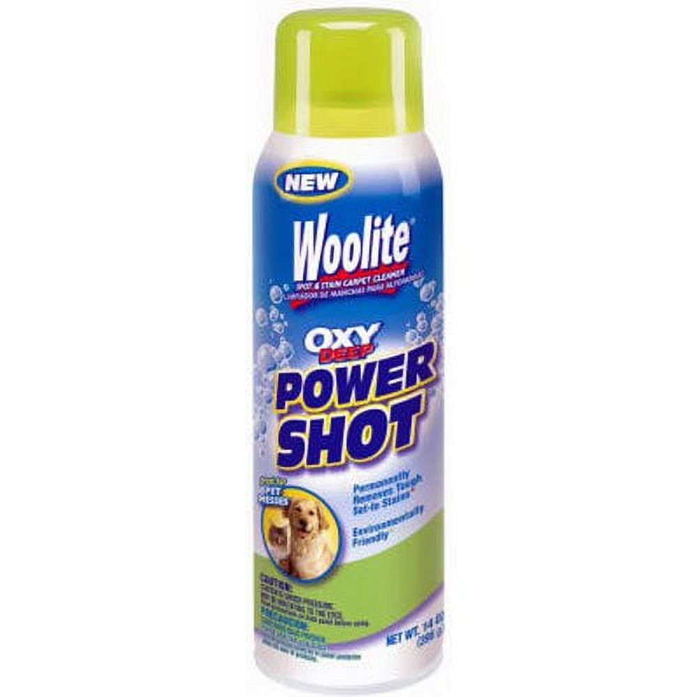 Woolite Oxy Deep Power Shot Fresh Scent Carpet Cleaner,14 oz Liquid 1363720