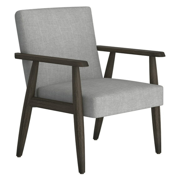 Worldwide Home Furnishings 403-588GY Huxly Accent Chair - Grey & Weathered Brown