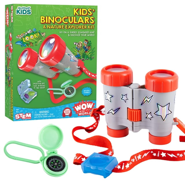 Wow in the World: Kids' Binoculars & Nature Explorer Kit