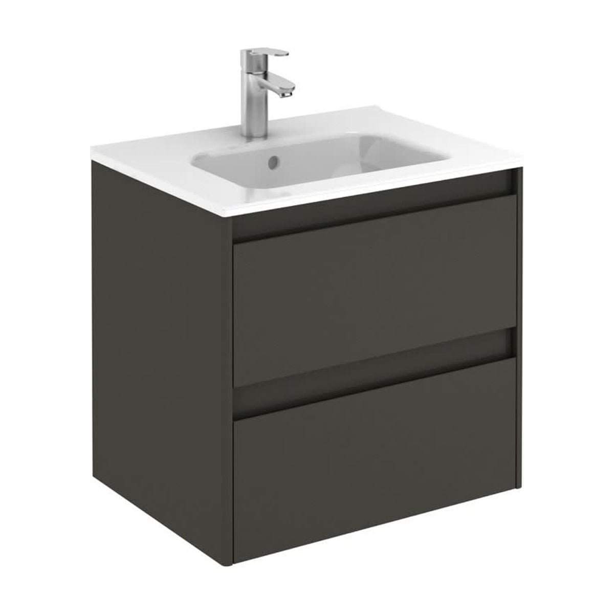 Ambra 23.8'' Single Bathroom Vanity with Ceramic Top