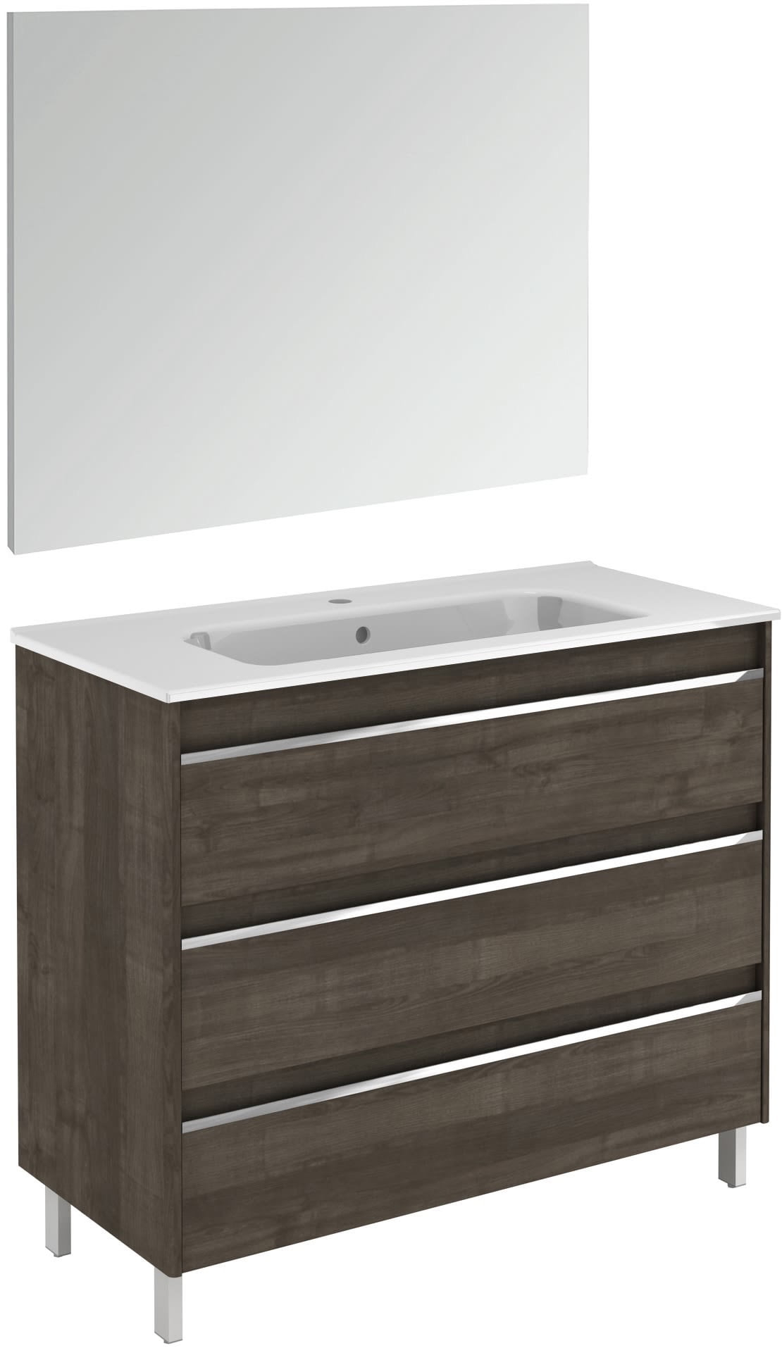 Ws Bath Collections Belle 100 Pack 1 Belle 40" Free Standing Single Vanity Set - Wood