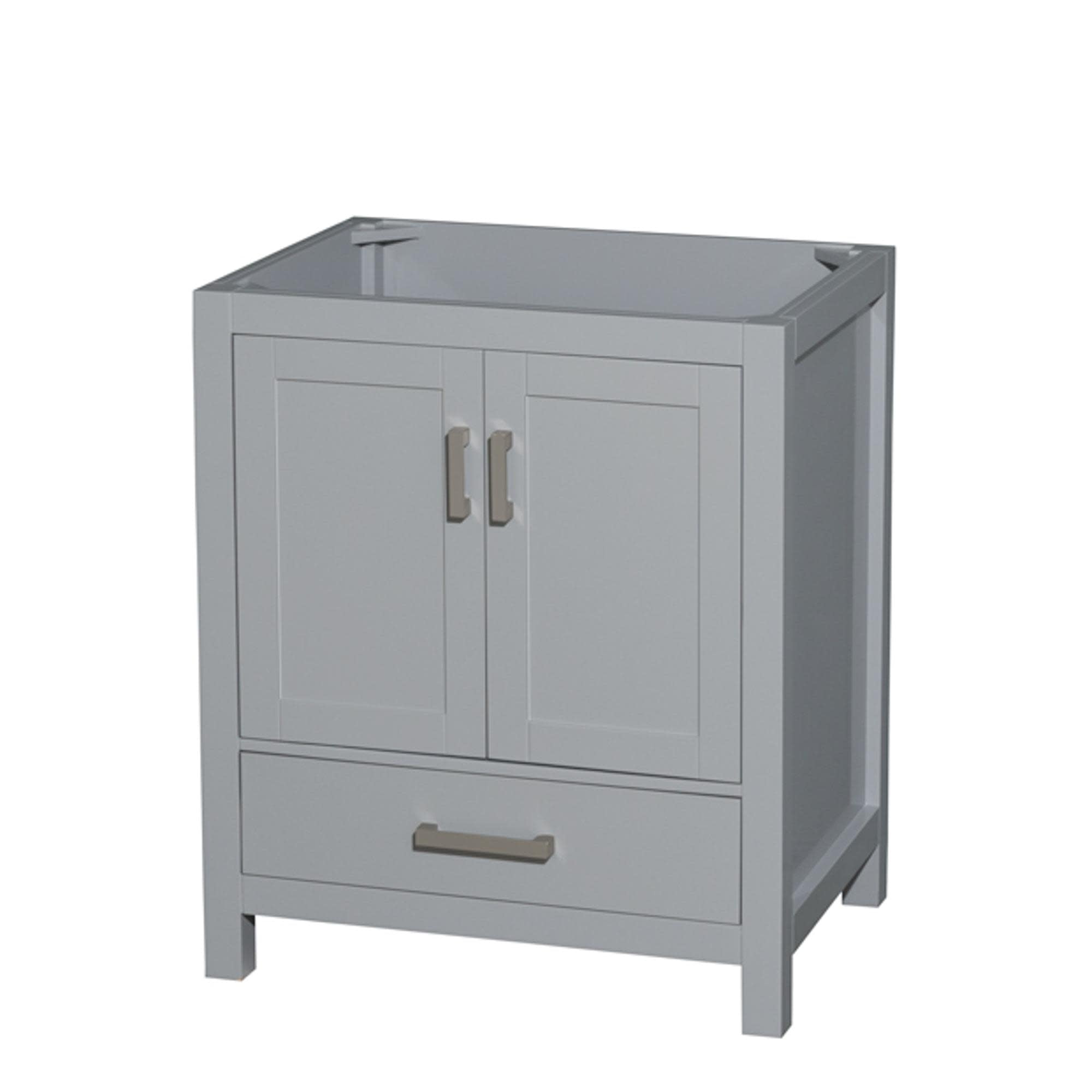 Wyndham Collection Sheffield 29" Freestanding Single Vanity Base Only