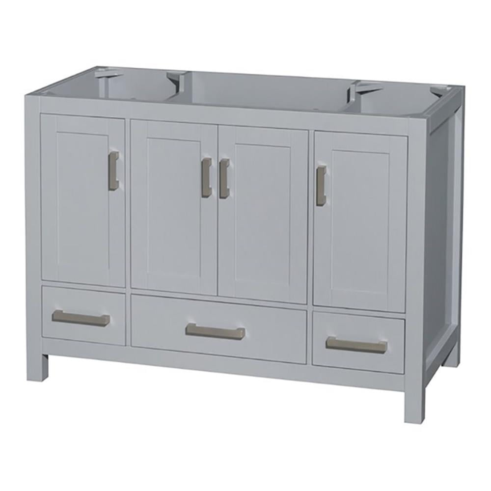 Wyndham Collection Sheffield 47" Freestanding Single Vanity Base Only