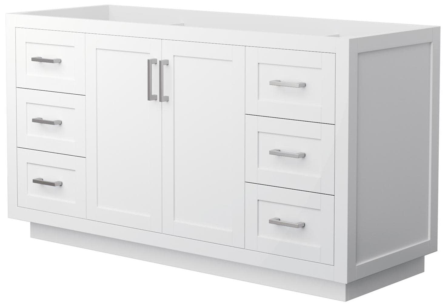 Wyndham Collection Miranda 59.25" Freestanding Single Bathroom Vanity Base Only