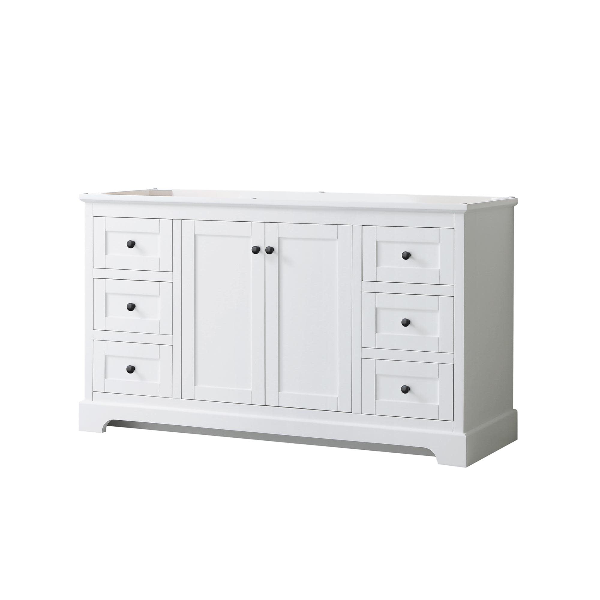 Wyndham Collection Avery 59" Single Bathroom Vanity Base Only