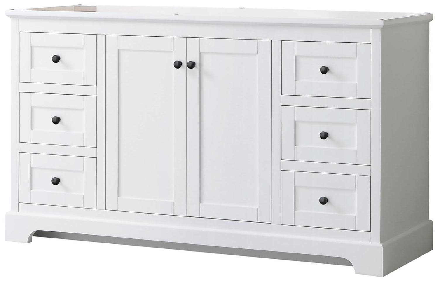 Wyndham Collection Avery 59" Single Bathroom Vanity Base Only