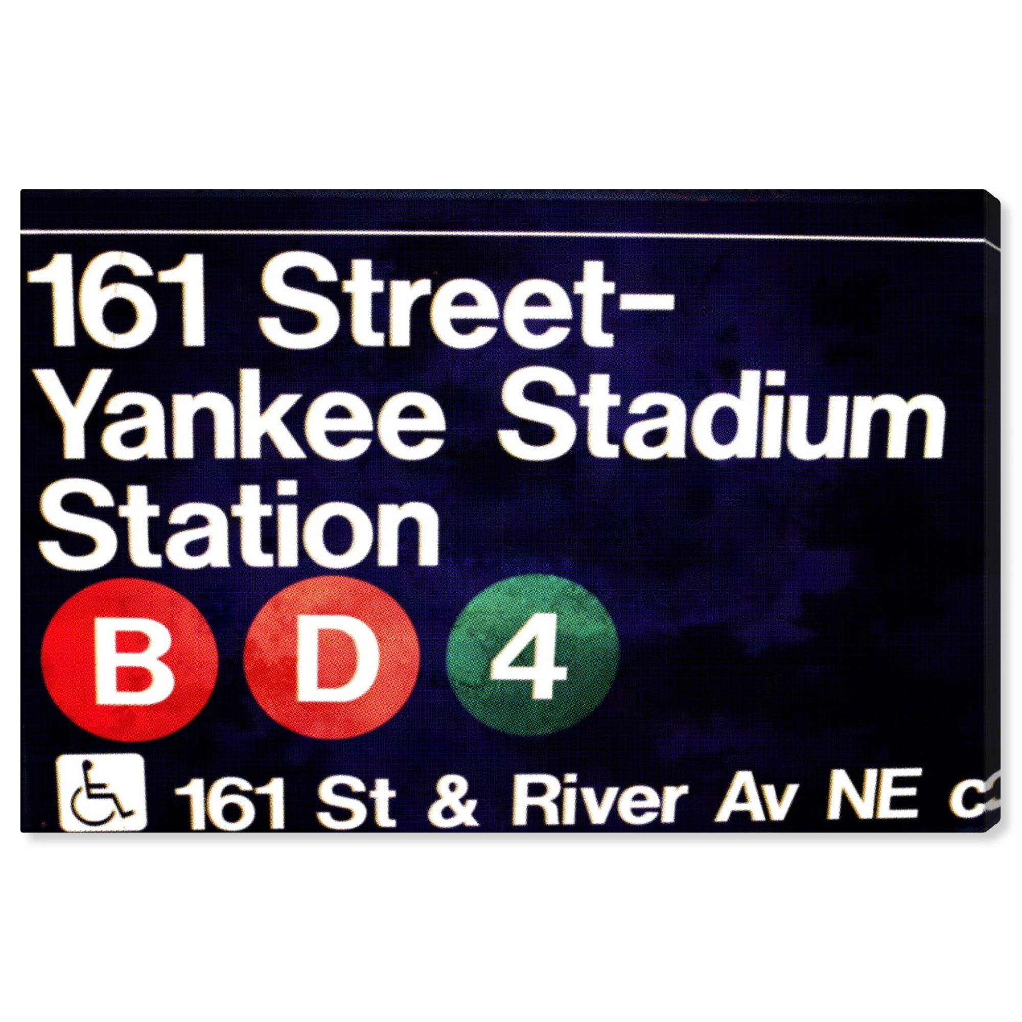 Wynwood Studio 'Yankee Stadium ' Architecture and Buildings Wall Art Canvas Print - Black, White, 36" x 24"