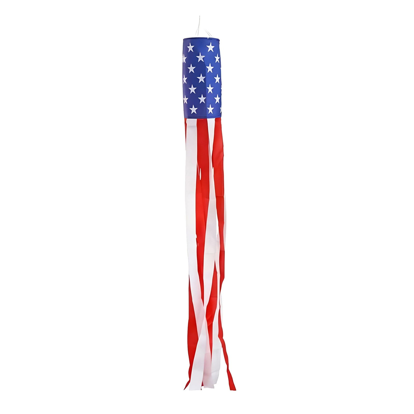 Bouanq American Flag Windsock US Stars and Stripes Patriotic Outdoor Hanging with 4th of July Decoration