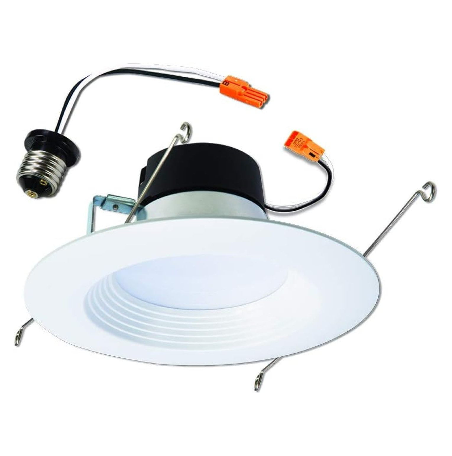 LT 5-inch and 6-inch Selectable 3CCT (3000-5000K) Integrated LED, White Recessed Light, Dimmable Retrofit Trim