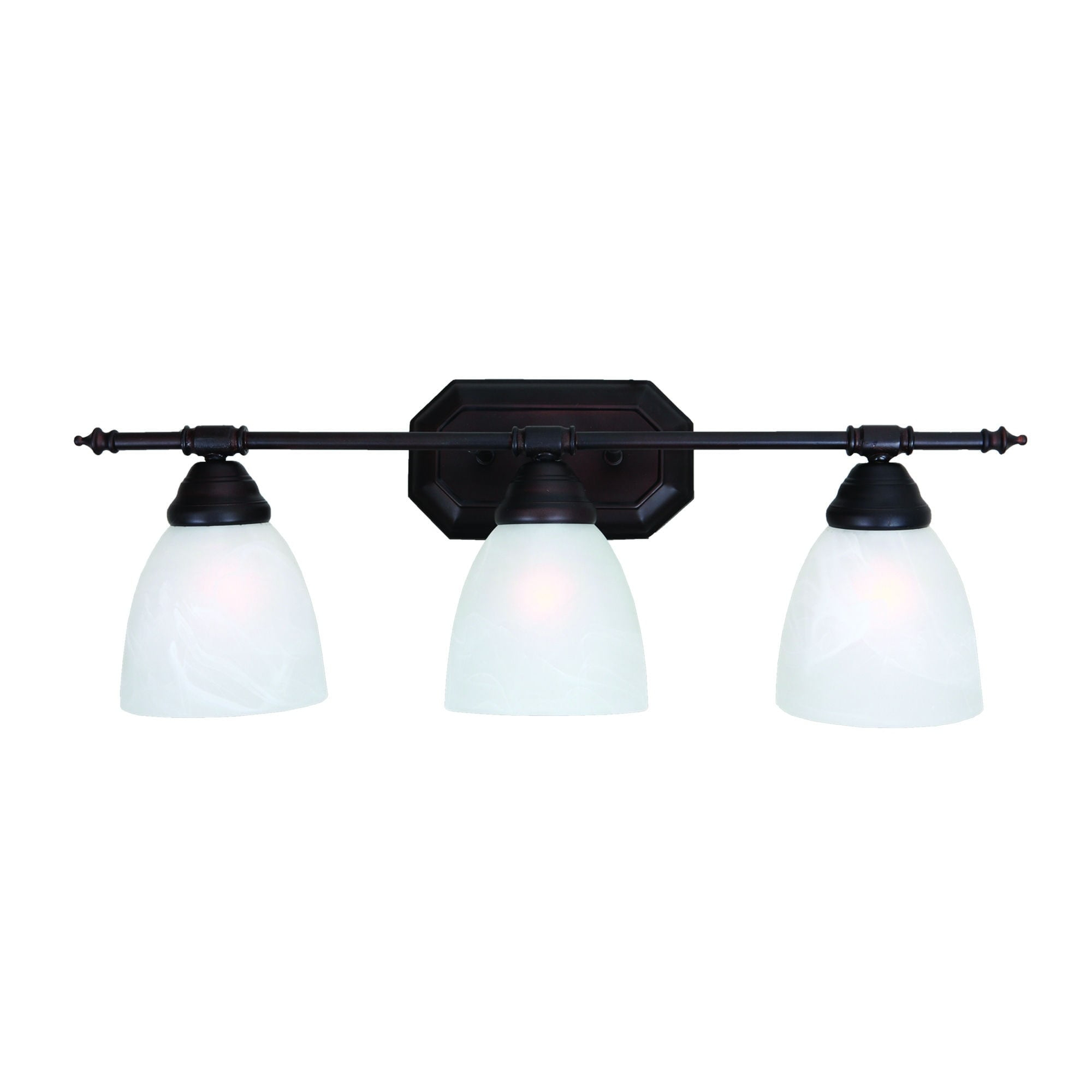 Y-Decor  Jeffrey 3 Light Vanity light in Oil Rubbed Bronze