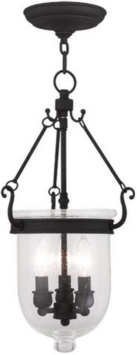 Livex Lighting Jefferson 3 - Light Chandelier in  Black