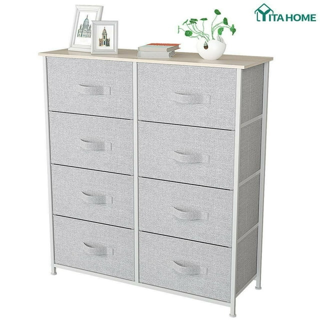 YITAHOME 8 Drawers Dresser Bedroom Unit Shelf Organizer Storage Tower Cabinet
