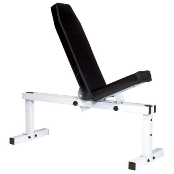 YORK Pro Series Bench, 305 White-Front Adjustable, Back Adjustable C/U