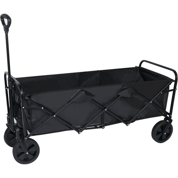 YSSOA 330LBS Folding Outdoor Garden Cart Wagon Camping Cart