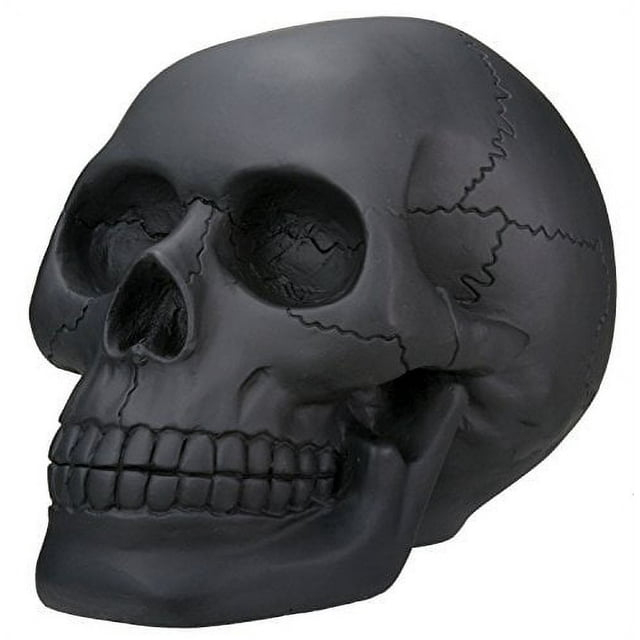 YTC SUMMIT 7749 Gorgeous Black Skull Figurine Statue