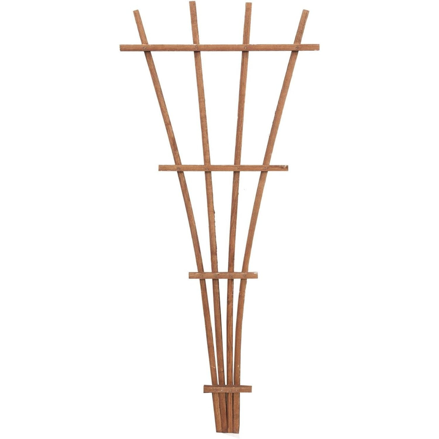 Panacea 83737 48" Brown Wood Fan Trellis