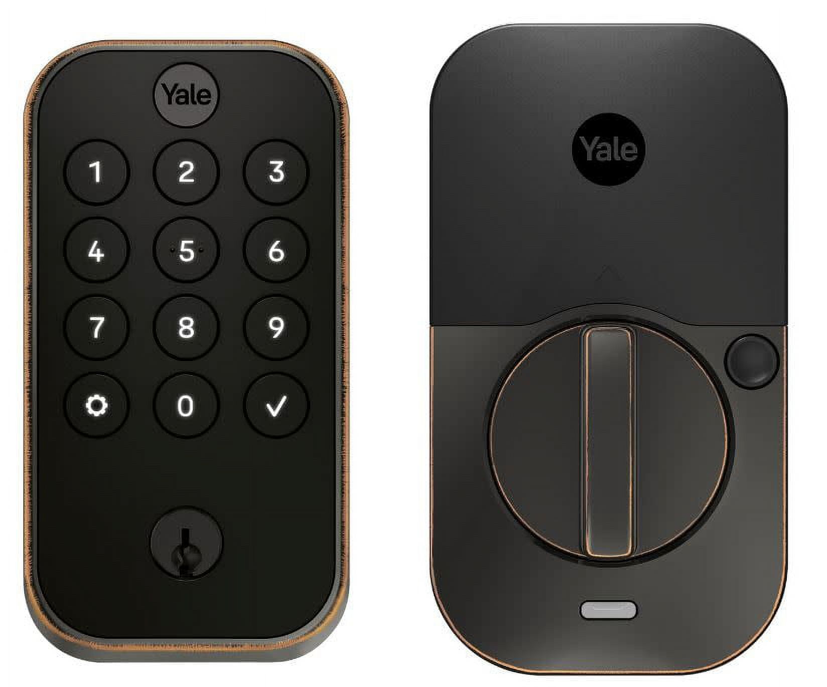 Yale Yrd410 Assure 2 Keypad Single Cylinder Keyless Entry Deadbolt - Bronze