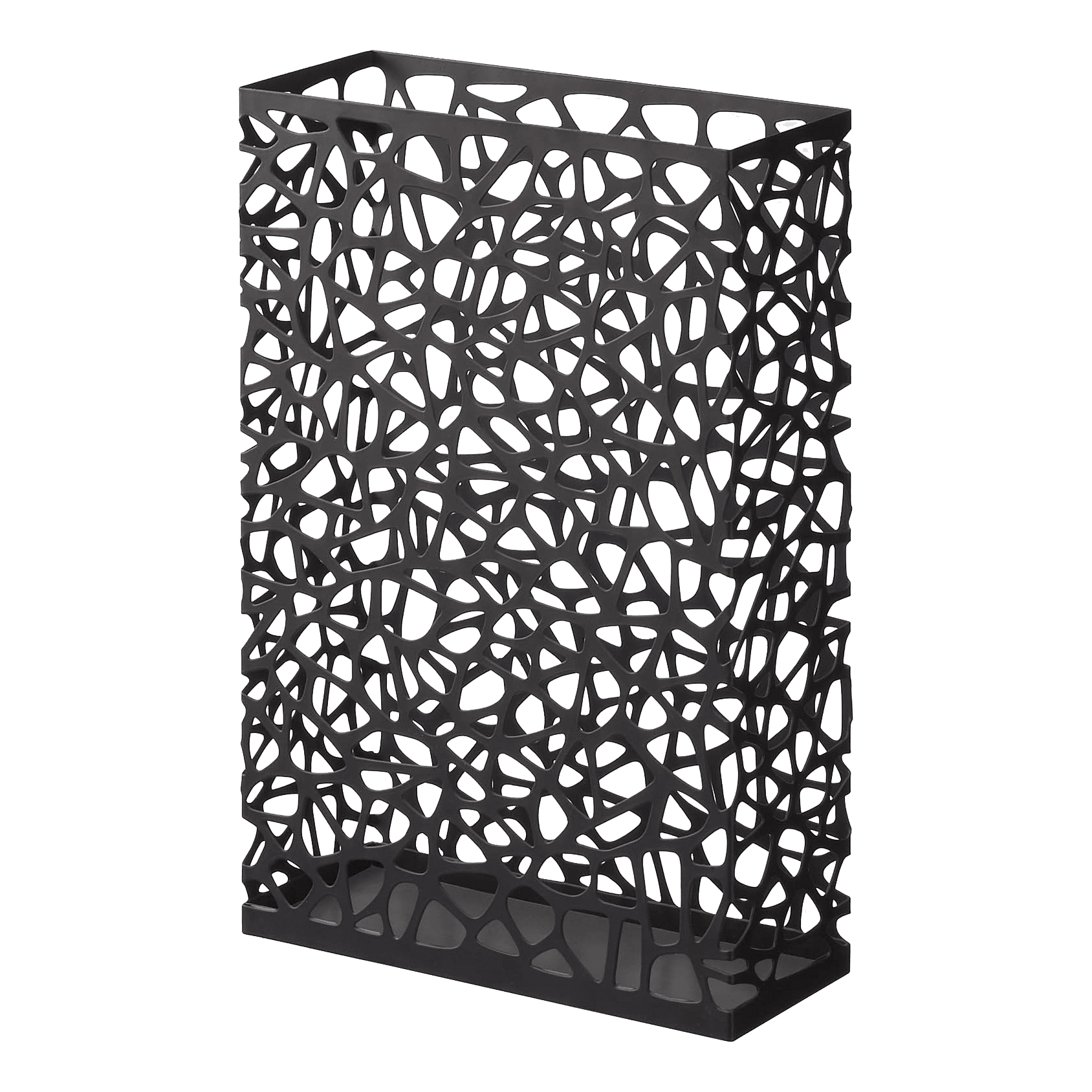 Yamazaki Home Umbrella Stand - Two Styles, Black, Steel, Rectangle,  Holds up to 10 umbrellas, No Assembly