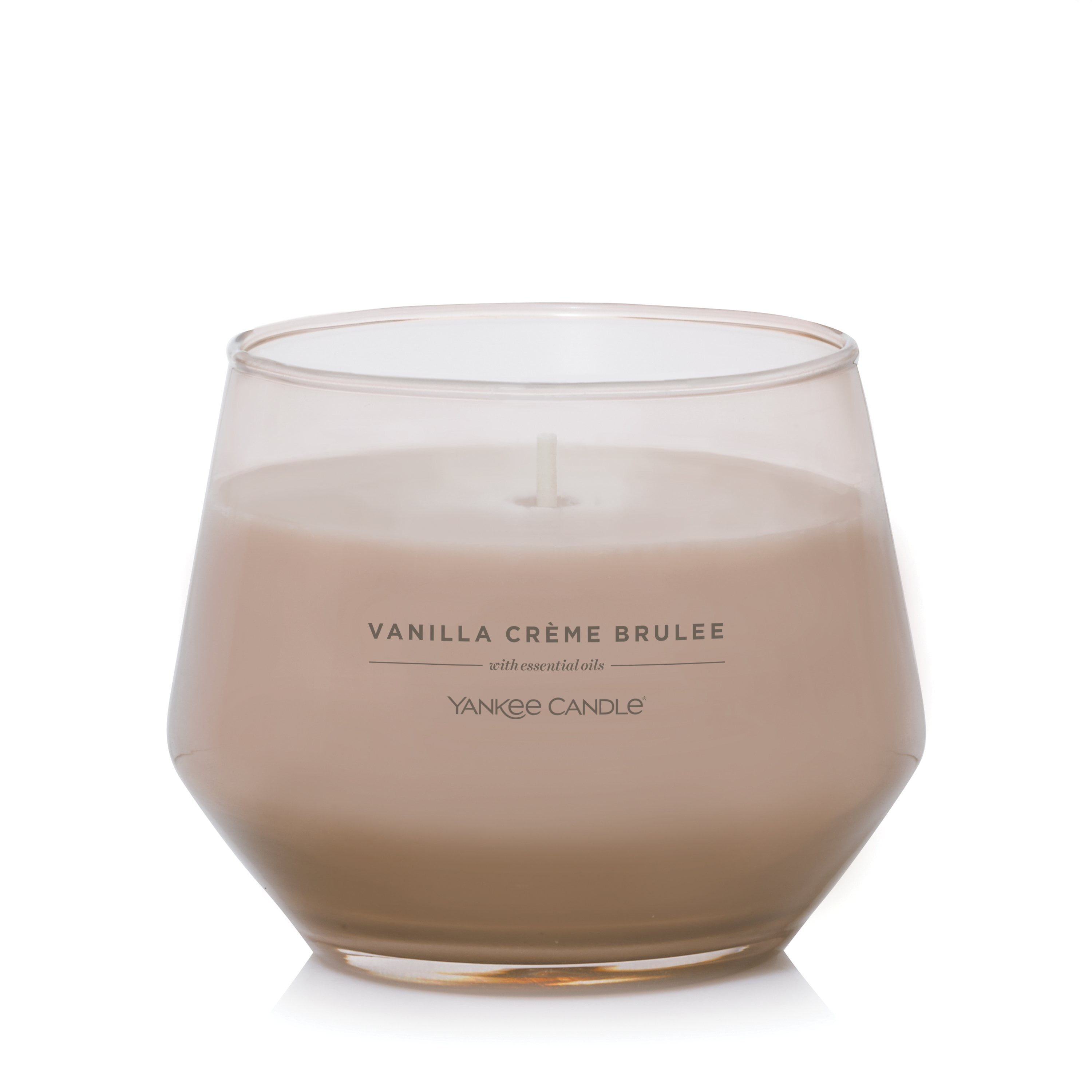 Yankee Candle Studio Scented Candle, Vanilla Crème Brûlée, Premium Plant Wax Blend, 10 oz Jar, Up to 50 Hour Burn Time