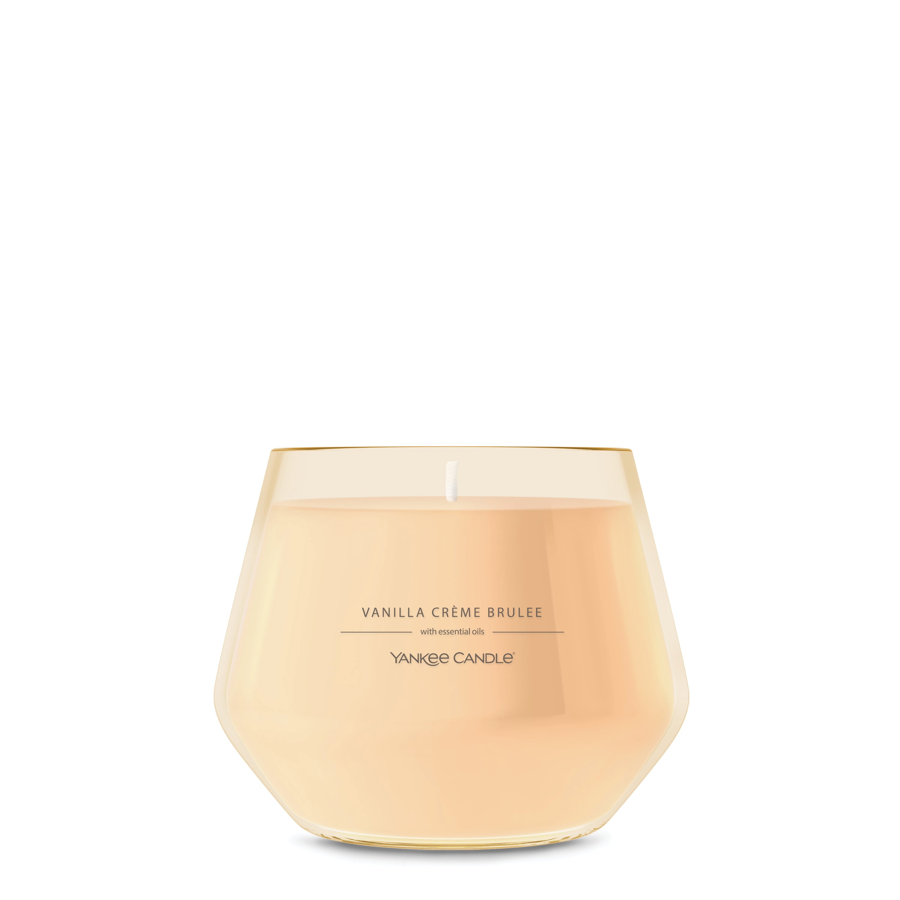 Yankee Candle Studio Scented Candle, Vanilla Crème Brûlée, Premium Plant Wax Blend, 10 oz Jar, Up to 50 Hour Burn Time