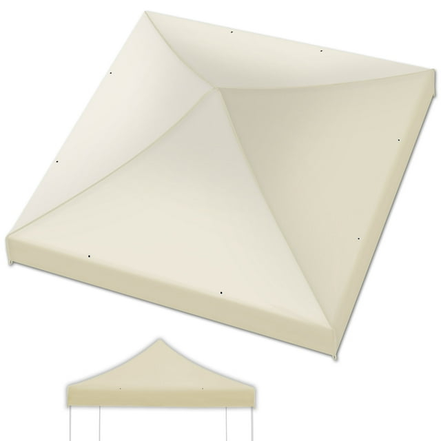 Yardgrow Replacement Canopy for 10'x10' Ez POP UP Tent Instant Gazebo Polyester Cover ONLY(Frame is not Included)